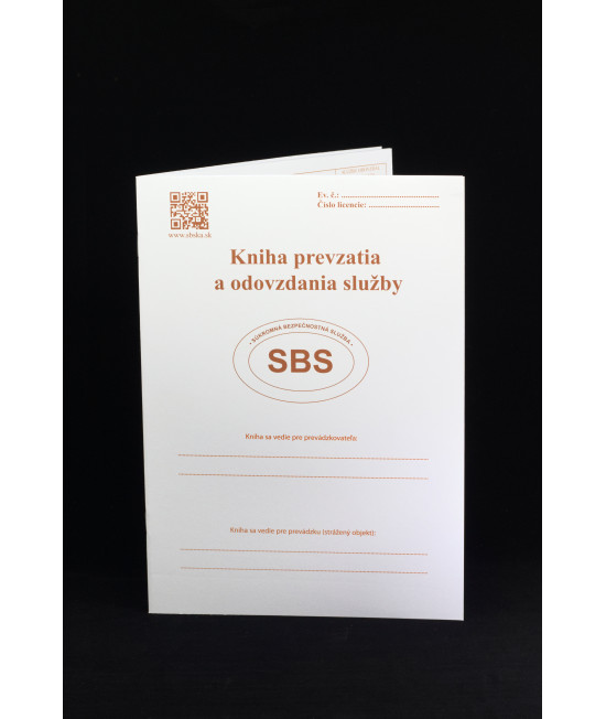 KNIHA PREVZATIA A ODOVZDANIA SLUŽBY SBS a VO
